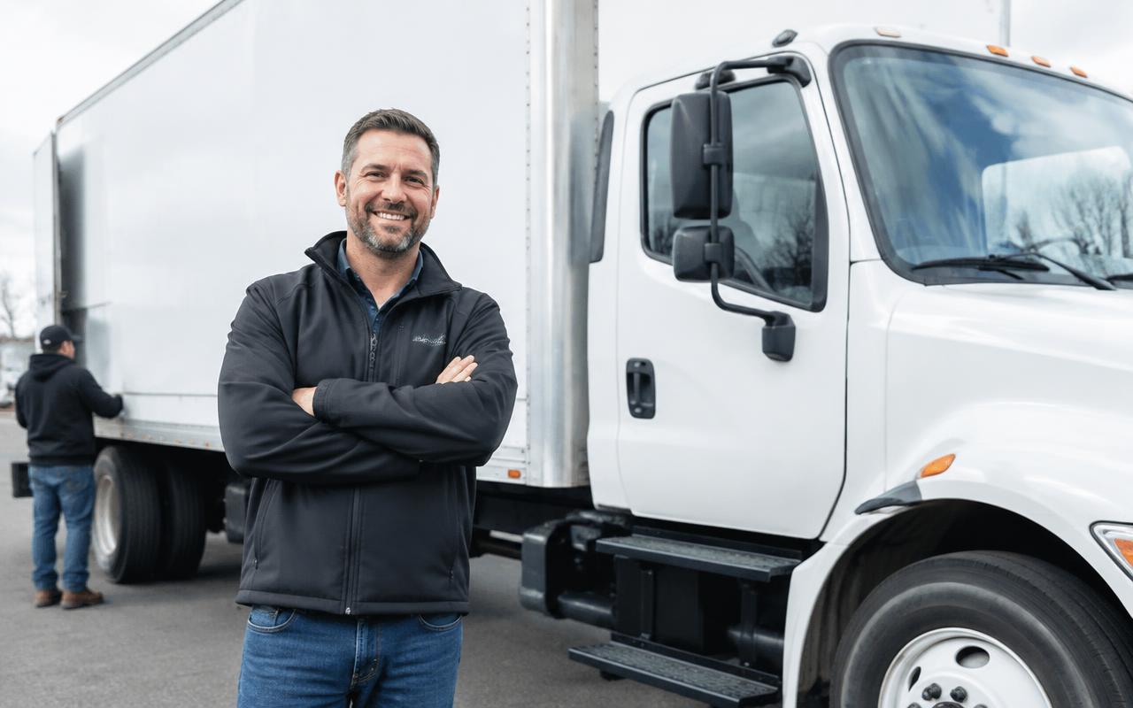 Automotive business owner working with equipment