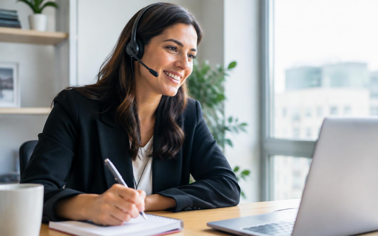 Business owner speaking with a funding expert